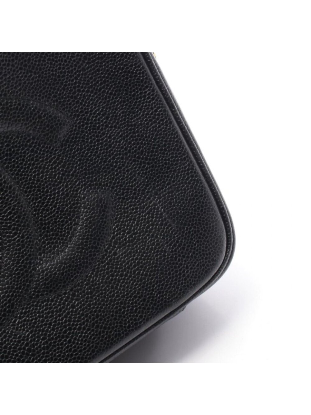 Chanel Handbag CC Logo 2-Way Black Calf CC Vanity - Picture 9 of 9